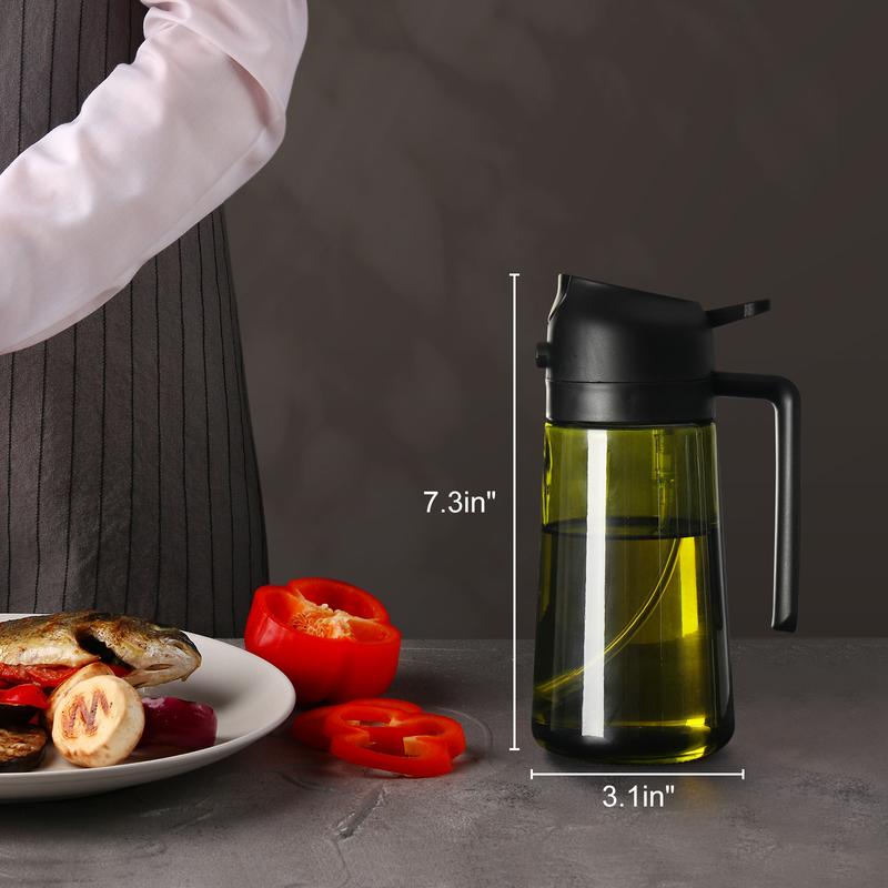 ๐ Limited Time Offer ๐ 2-in-1 Glass Oil Sprayer & Dispenser