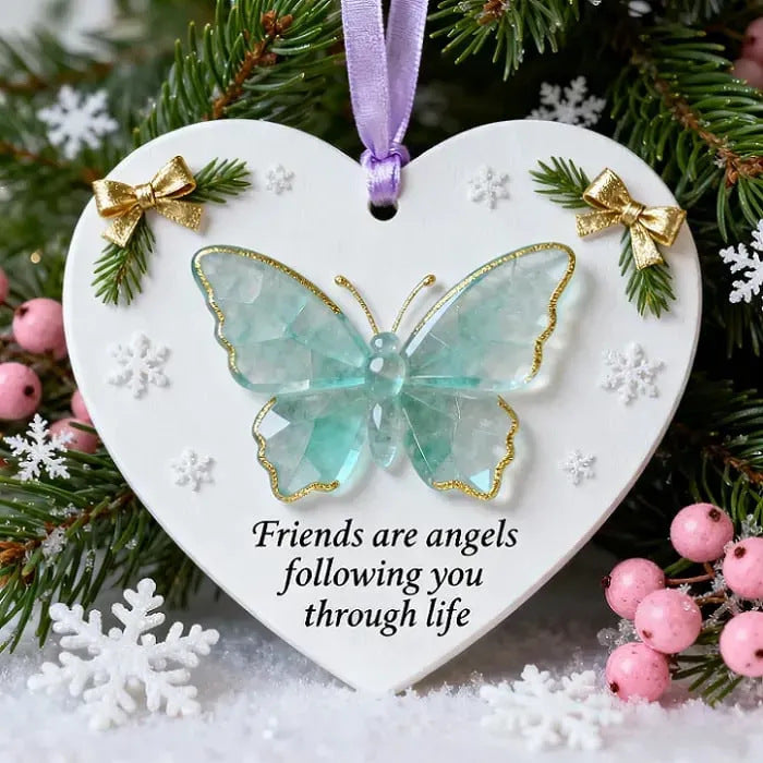 ๐ Christmas Mega Sale โ True Friendship Sea Glass Ornament