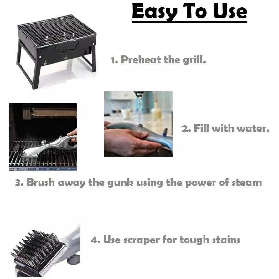 Grill Master' - BBQ Steam Cleaning Brush