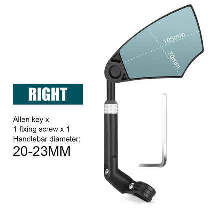 Retractable Bicycle Anti-glare Rearview Mirror