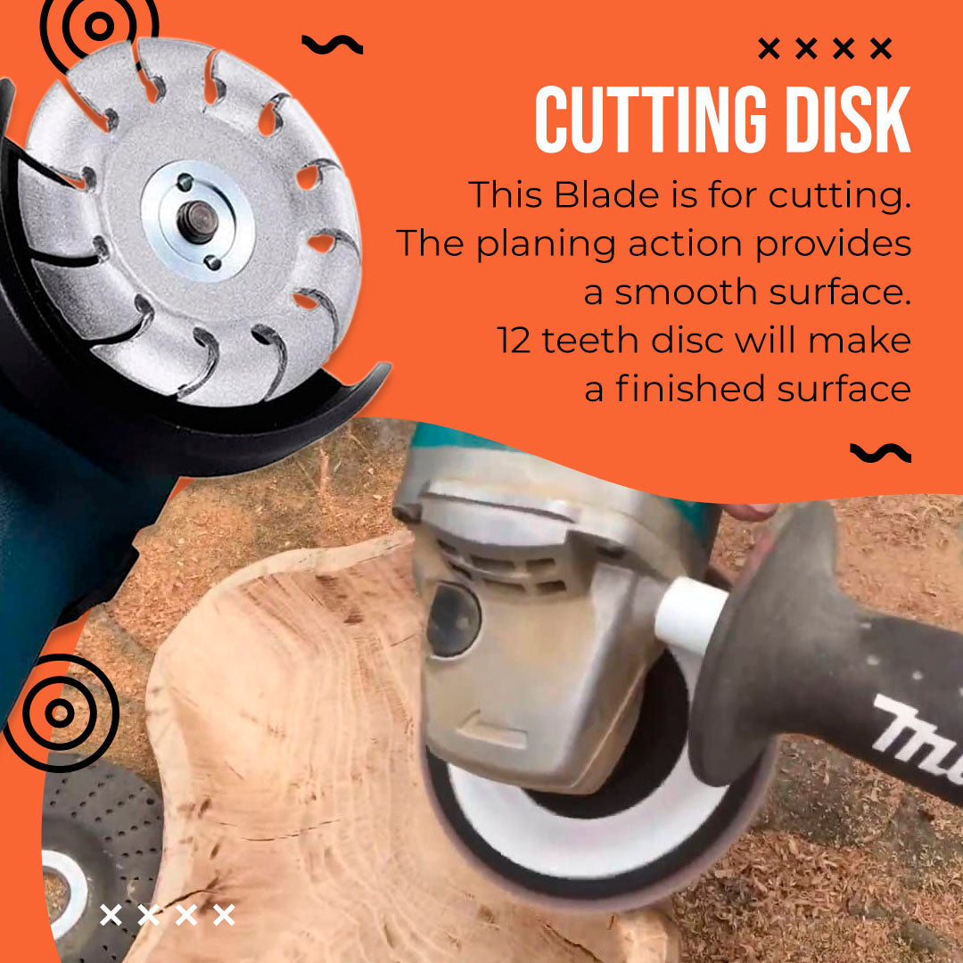 12-Teeth Wood Shaping Disc – EllisAura