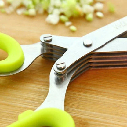 🎅 Santa’s Big Christmas Sale🔥5-Blade Kitchen Salad Scissors
