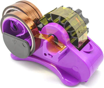 Sublimation Tape Dispenser – Dual Reel Heat Tape Cutter with Pen & Tool Compartments