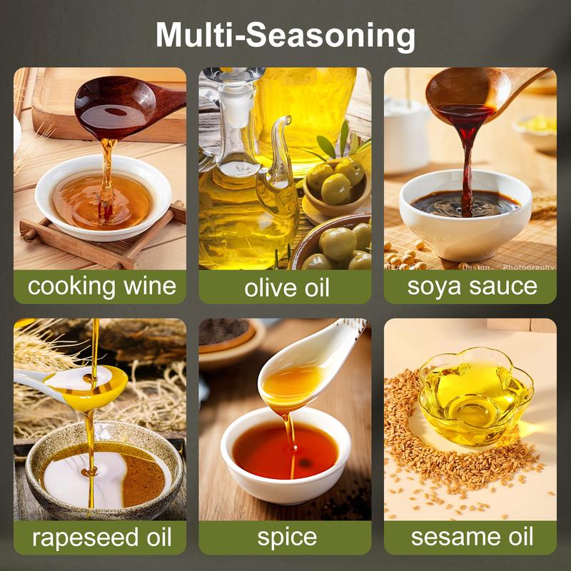 🎁 Limited Time Offer 💕 2-in-1 Glass Oil Sprayer & Dispenser