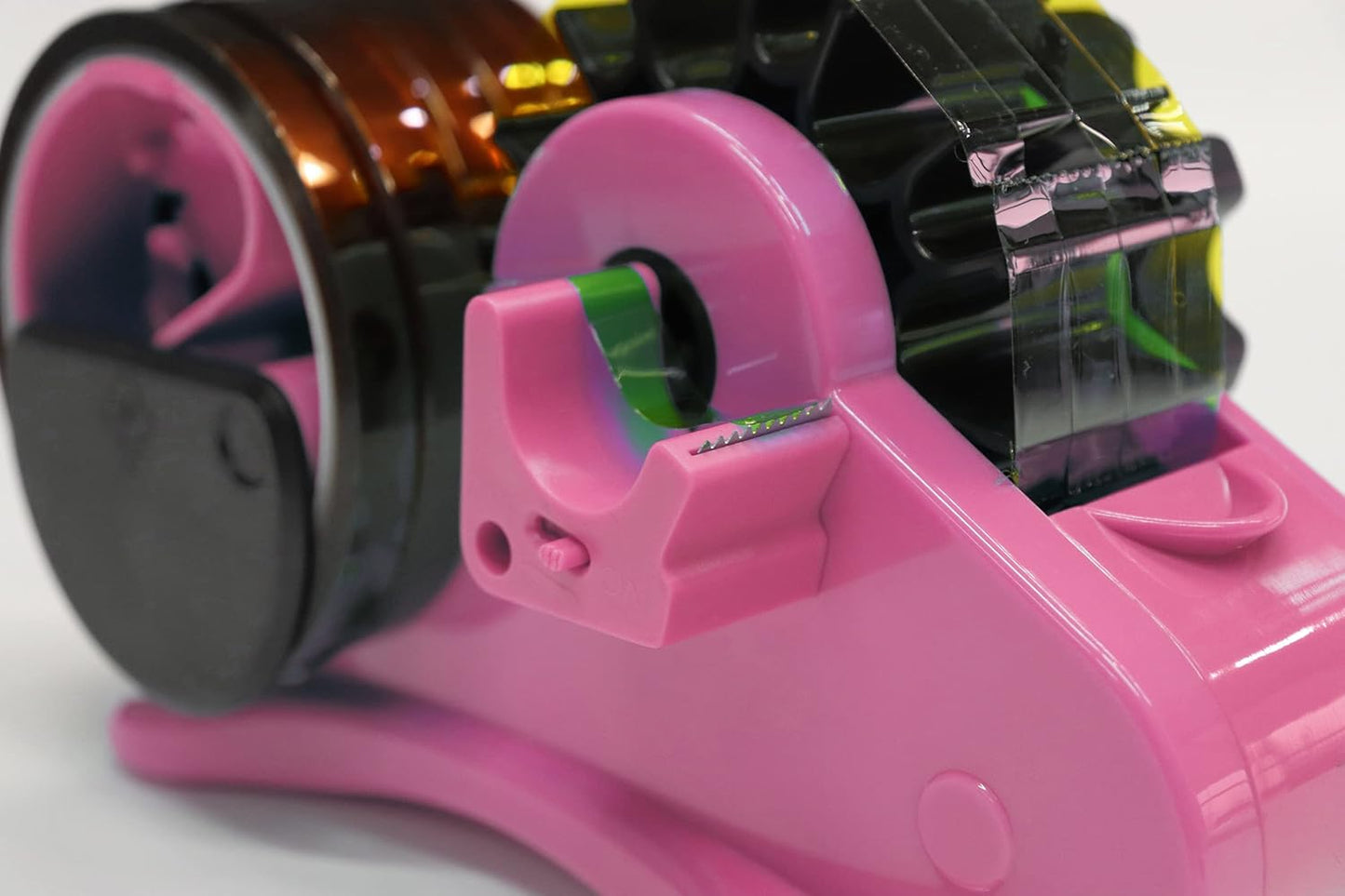 Sublimation Tape Dispenser – Dual Reel Heat Tape Cutter with Pen & Tool Compartments