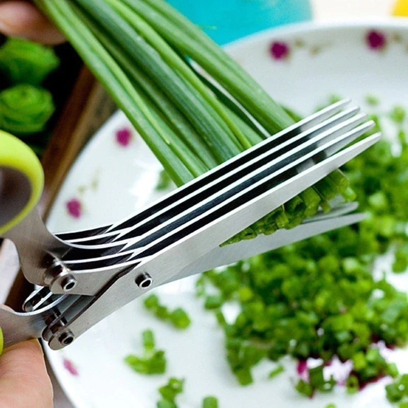 🎅 Santa’s Big Christmas Sale🔥5-Blade Kitchen Salad Scissors