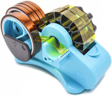 Sublimation Tape Dispenser – Dual Reel Heat Tape Cutter with Pen & Tool Compartments
