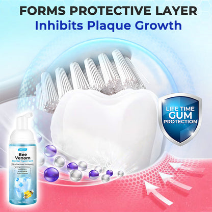 ODEIUN™ MicroSmile Bee Venom Ultra-Fine Foam Toothpaste + Tongue Scraper