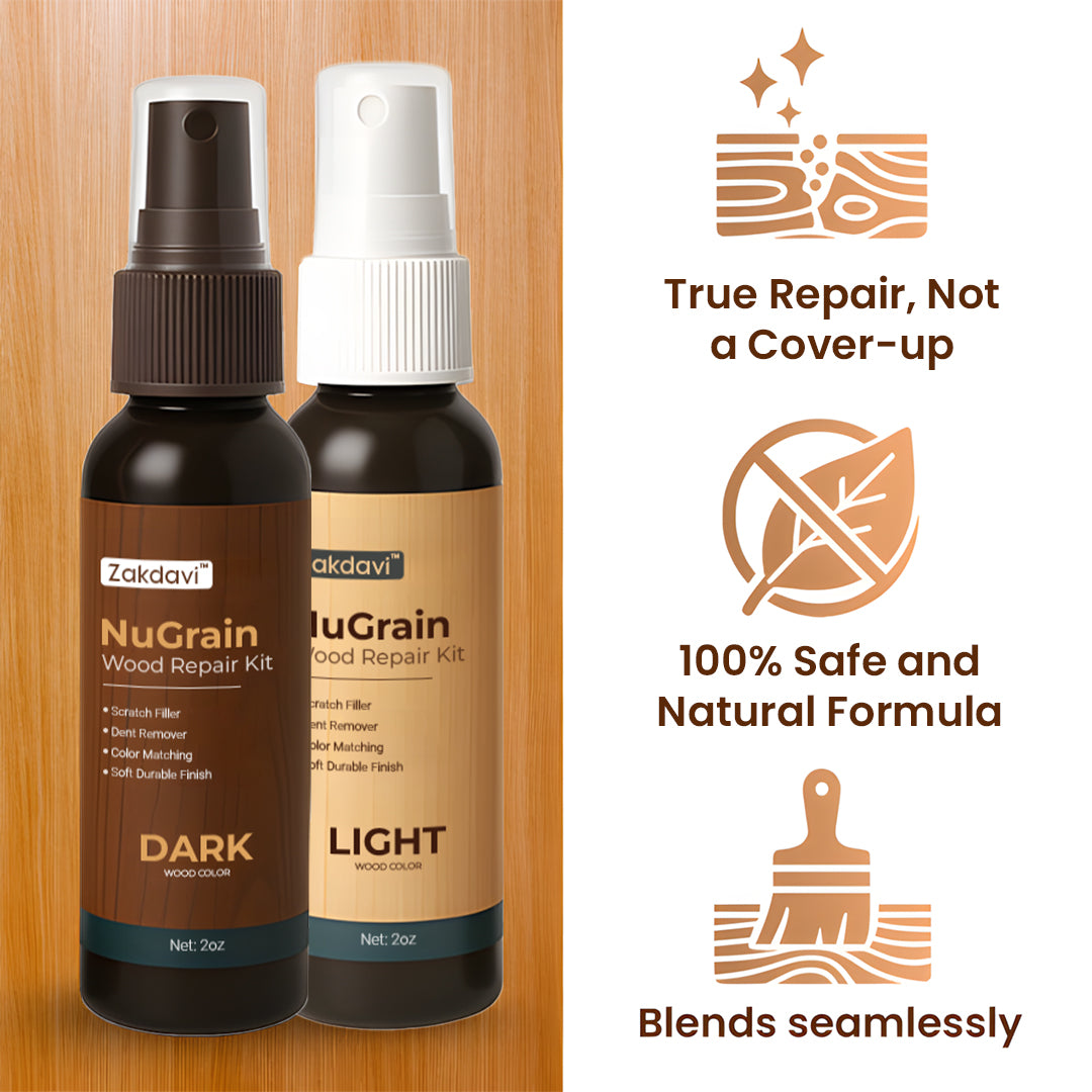 ✨ Zakdavi® NuGrain Instant Wood Repair Kit | 50% OFF