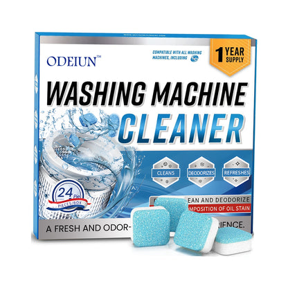 12 Tablets Pack -ODEIUN™ Washing Machine Cleaning Tablets
