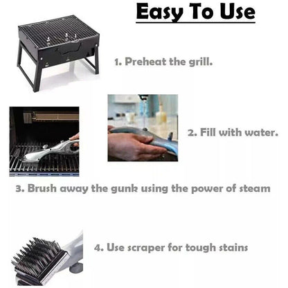 Grill Master' - BBQ Steam Cleaning Brush
