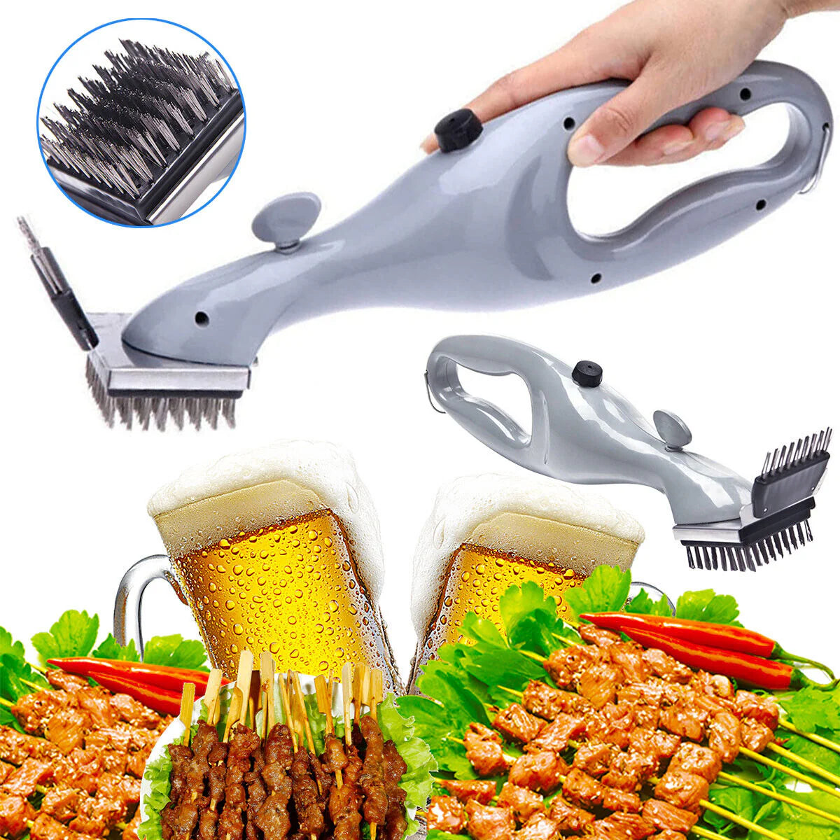 Grill Master' - BBQ Steam Cleaning Brush