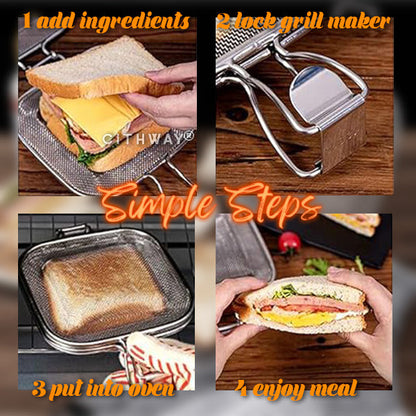 ZAKDAVI® Sandwiches Grill Maker